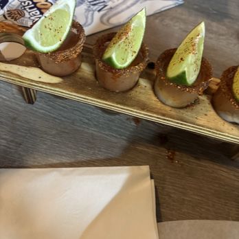 Mariscos Corona - Oyster shots, delicious - Mexican Near Me - Van Nuys, California