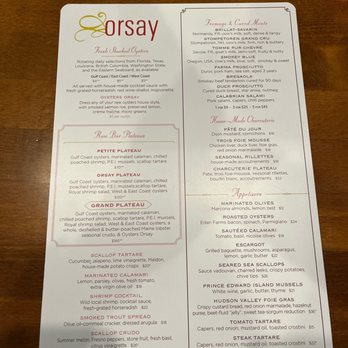 Orsay - Menu - French Near Me - Jacksonville, Florida