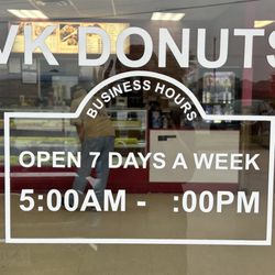 VK Donuts Cafe Express - Hours