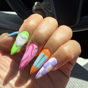 Mimi's Nail Spa - New nail design by John, he's the best!! - Nail Salons Near Me - Northridge, California Mimi's Nail Spa - New nail design by John, he's the best!! - Nail Salons Near Me - Northridge, California
