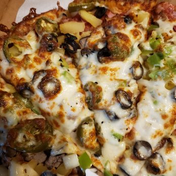 Westside Pizza - Death By Pizza with Xtra cheese, pineapple. And added jalapeño - Pizza Near Me - Poulsbo, Washington