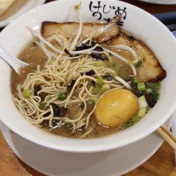 Hajime - Tonkatsu ramen, semi stirred right after receiving (forgot to take the picture before it was untouched. Got too excited) - Ramen Near Me - Atlanta, Georgia Hajime - Tonkatsu ramen, semi stirred right after receiving (forgot to take the picture before it was untouched. Got too excited) - Ramen Near Me - Atlanta, Georgia