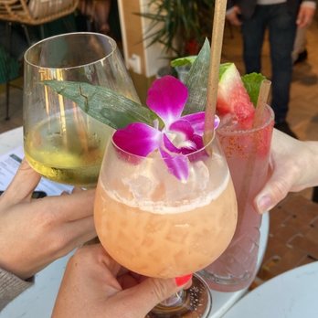 Coco Maya - White wine, Cocomaya Cocktel, and Side Piece - Caribbean Near Me - San Diego, California