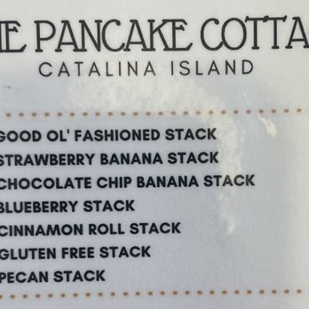 Pancake Cottage - Menu - Breakfast & Brunch Near Me - Avalon, California