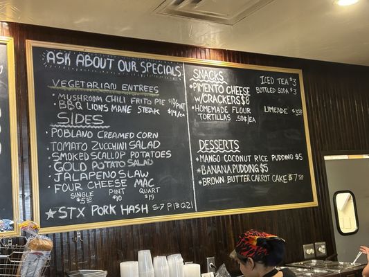 Menu photo 1 Interstellar BBQ Austin, TX