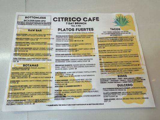 Menu photo 5 Citrico Cafe Astoria, NY