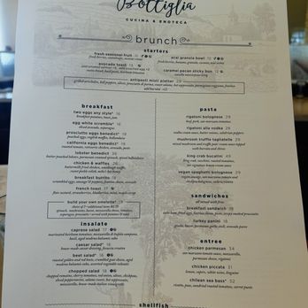 Bottiglia - Brunch menu - Italian Near Me - Henderson, Nevada Bottiglia - Brunch menu - Italian Near Me - Henderson, Nevada