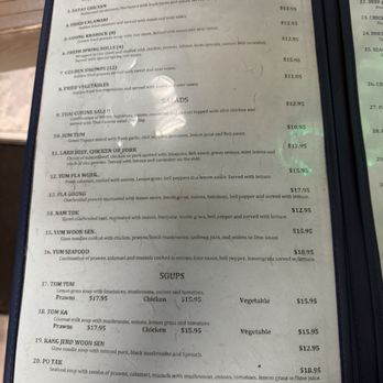 Thai Cuisine - Menu 3/4/25 - Thai Near Me - Merced, California