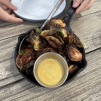 Camp Outpost - Crispy brussel sprouts - New American Near Me - San Antonio, Texas