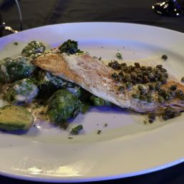 1/2 order of trout w/ special veggie instead of 2 normal sides. 1/2 order of trout w/ special veggie instead of 2 normal sides.