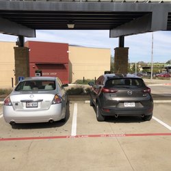 West Irving Library - Don't count on charging your car here. Library staff members routinely block the charging stations.