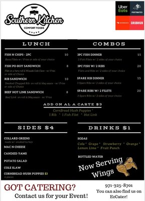 Menu photo 1 Southern Kitchen Pdx Portland, OR Menu photo 1 Southern Kitchen Pdx Portland, OR