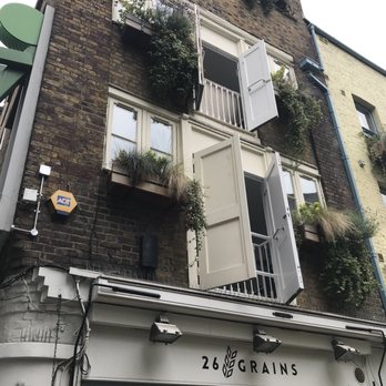 26 Grains - Beautiful window/balcony above the restaurant - Coffee & Tea Near Me - London, XGL