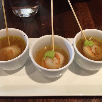 Star Noodle - Scallop shooters - 4/5 - cooked and warm, like a soup - Asian Fusion Near Me - Lahaina, Hawaii Star Noodle - Scallop shooters - 4/5 - cooked and warm, like a soup - Asian Fusion Near Me - Lahaina, Hawaii