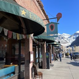 Exterior outside entrance of La Cocina de Luz - Exterior - Telluride, Colorado Exterior outside entrance of La Cocina de Luz - Exterior - Telluride, Colorado