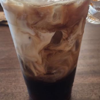 Java Loco - Vanilla iced latte. Perfectly sweet and refreshing (I added half &half to mine)! - Coffee & Tea Near Me - Alexandria, Virginia