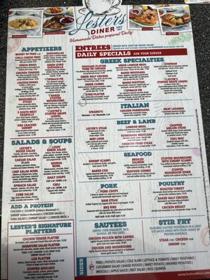 Menu photo 5 Lester's Diner Margate, FL