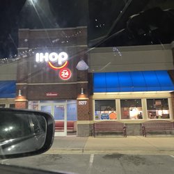 IHOP - Says they are open 24hrs but we were told they were closed at 11:30pm so