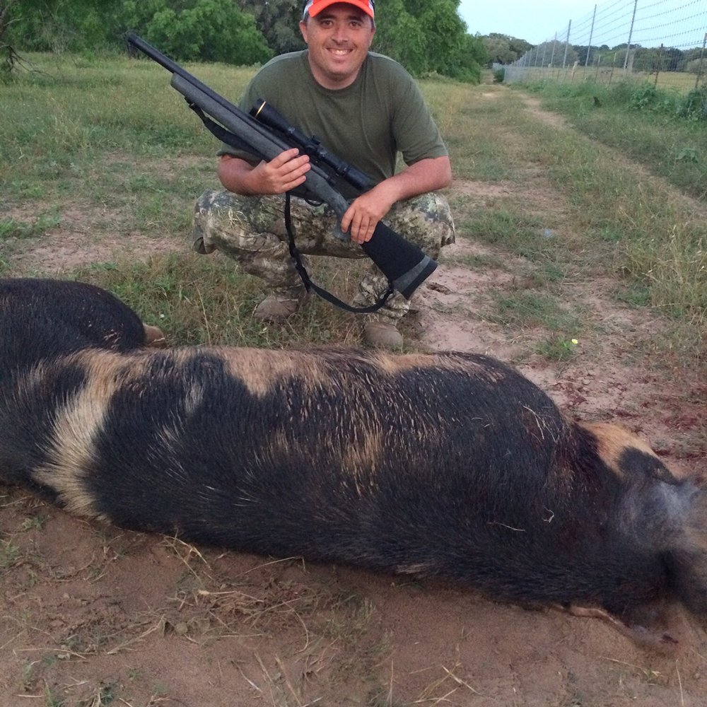 Hunting Texas Hogs - Wildlife Hunting Ranges Near Me - Gonzales, Texas