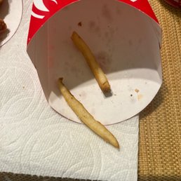 Hairy fries.