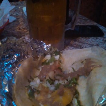 Valle Luna - Shrimp tacos..modelo..watching for Mark and Marlie at the Michigan/Alabama game.  Happy New Year! - Mexican Near Me - Phoenix, Arizona