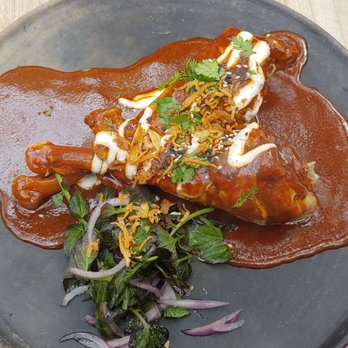 Claro - MOLE ROJO  Heritage turkey leg, chicory - Mexican Near Me - Brooklyn, New York