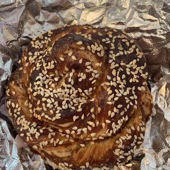 Maddie & Bella Coffee Roasters - Pretzel ham and cheeese sandwich - Coffee Roasteries Near Me - Perrysburg, Ohio