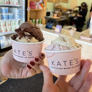 Kate's Ice Cream - Strawberry and Salted Peanut Butter Brittle and Triple Chocolate Brownie and Java Chip - Ice Cream & Frozen Yogurt Near Me - Portland, Oregon Kate's Ice Cream - Strawberry and Salted Peanut Butter Brittle and Triple Chocolate Brownie and Java Chip - Ice Cream & Frozen Yogurt Near Me - Portland, Oregon