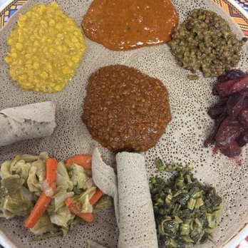 Sekela Ethiopia Restaurant - Veggie Combo Plate - Ethiopian Near Me - Riverside, California Sekela Ethiopia Restaurant - Veggie Combo Plate - Ethiopian Near Me - Riverside, California