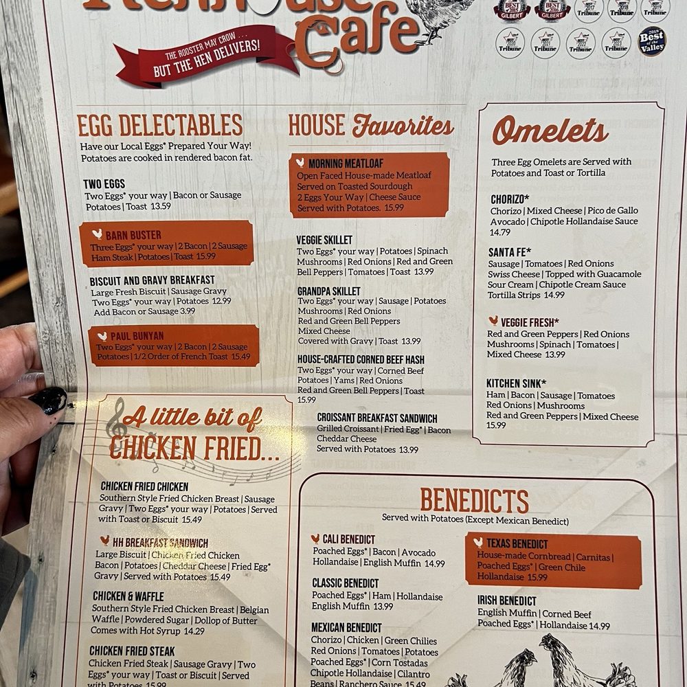 Henhouse Cafe - Menu - American Near Me - Mesa, Arizona