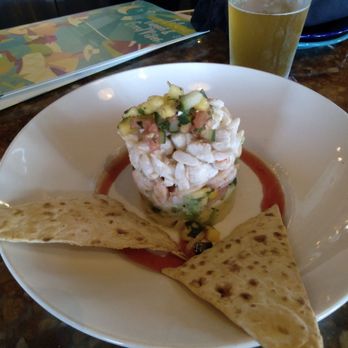 Bahama Breeze - Avocado crab shrimp etc tower - Seafood Near Me - Sanford, Florida Bahama Breeze - Avocado crab shrimp etc tower - Seafood Near Me - Sanford, Florida