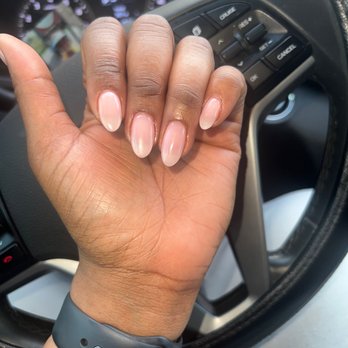 Freestyle Nails & Spa - Liquid Hard Gel with one coat of natural pink - Nail Salons Near Me - Fredericksburg, Virginia Freestyle Nails & Spa - Liquid Hard Gel with one coat of natural pink - Nail Salons Near Me - Fredericksburg, Virginia