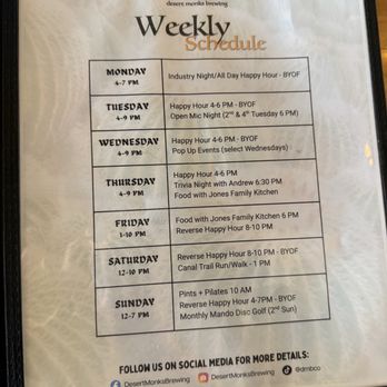 Desert Monks Brewing - Weekly activities and deals! - Breweries Near Me - Gilbert, Arizona