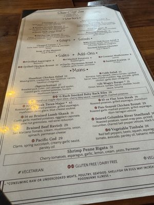 Menu photo 1 Stone Cliff Inn Oregon City, OR Menu photo 1 Stone Cliff Inn Oregon City, OR