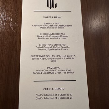 Glass Light - menu - New American Near Me - Norfolk, Virginia