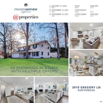 Praveen Mathew - @properties - 3910 Gregory Northbrook IL - Real Estate Agents Near Me - Glenview, Illinois Praveen Mathew - @properties - 3910 Gregory Northbrook IL - Real Estate Agents Near Me - Glenview, Illinois