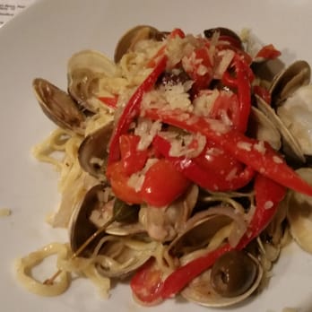 Riptide By The Bay - Linguini and clams. Need to ditch the red peppers and olives. Why throw a bunch of irrelevant ingredients into a classic dish? - Seafood Near Me - Baltimore, Maryland Riptide By The Bay - Linguini and clams. Need to ditch the red peppers and olives. Why throw a bunch of irrelevant ingredients into a classic dish? - Seafood Near Me - Baltimore, Maryland