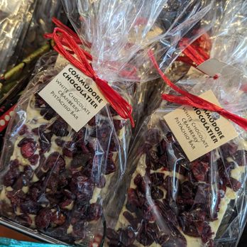 Commodore Chocolatier - two bags of chocolate covered cherries - Candy Stores Near Me - Newburgh, New York