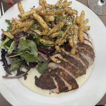 Le Penguin Bistro - Poulet 'Cajun' - Roasted Chicken Breast Cajun - French Near Me - Greenwich, Connecticut