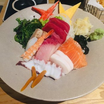 Sakanaya - Chirashi (w these weird pickled carrot slices) - Japanese Near Me - Champaign, Illinois Sakanaya - Chirashi (w these weird pickled carrot slices) - Japanese Near Me - Champaign, Illinois