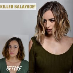 Bii Natural Salon & Shop - Balayage haircolor and waves