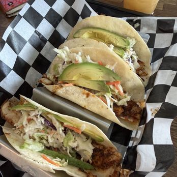 Sand Bar Kitchen and Tavern - Blackened grouper tacos - Bars Near Me - Eastpoint, Florida Sand Bar Kitchen and Tavern - Blackened grouper tacos - Bars Near Me - Eastpoint, Florida