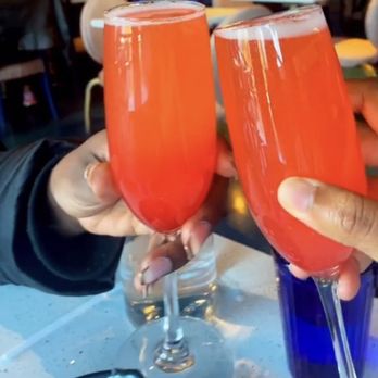 Just Brunch Breakfast Bar - strawberry lemonade mimosas - Breakfast & Brunch Near Me - Duluth, Georgia