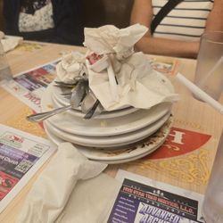 Old Hamlin Restaurant - Cleared our plates and the waiter exclaimed, "Wow, we won't be needing any boxes today." I felt very accomplished.