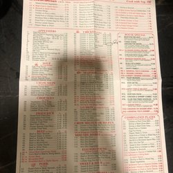Ho Ho Kitchen - Menu as of august 2022