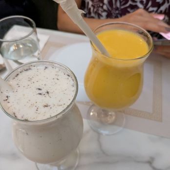 Ahimsa - salty lassi and mango lassi - Indian Near Me - New York, New York