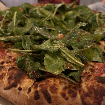 Koloa Pizza Kitchen + Bar - White devil pizza with marinara instead of Bechamel sauce - Pizza Near Me - Koloa, Hawaii Koloa Pizza Kitchen + Bar - White devil pizza with marinara instead of Bechamel sauce - Pizza Near Me - Koloa, Hawaii