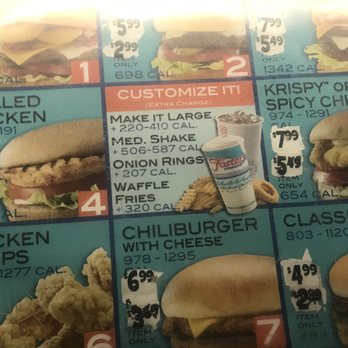 Fosters Freeze - Menu Burgers and combos - Ice Cream & Frozen Yogurt Near Me - Los Angeles, California