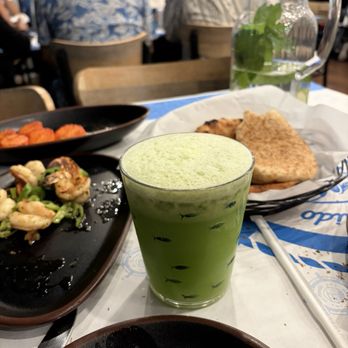 Hamido Seafood - Mint lemonade yum!! - Seafood Near Me - Astoria, New York Hamido Seafood - Mint lemonade yum!! - Seafood Near Me - Astoria, New York