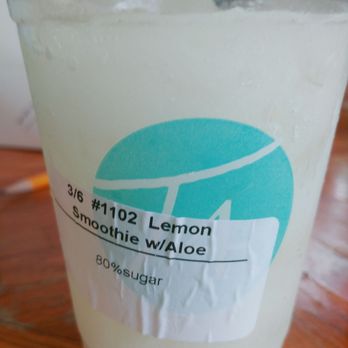 T4 - My son's favorite non caffinate - lemon smoothy with alone - Bubble Tea Near Me - Dublin, California T4 - My son's favorite non caffinate - lemon smoothy with alone - Bubble Tea Near Me - Dublin, California